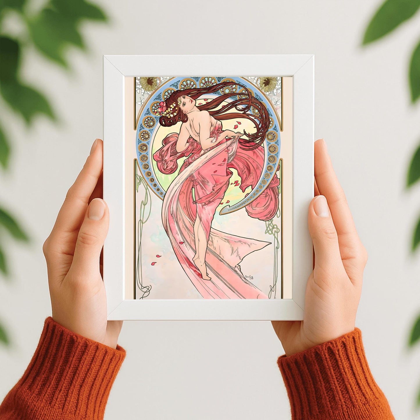 Alfons Mucha Art Nouveau Print: 'The Arts - Dance' Vintage Poster