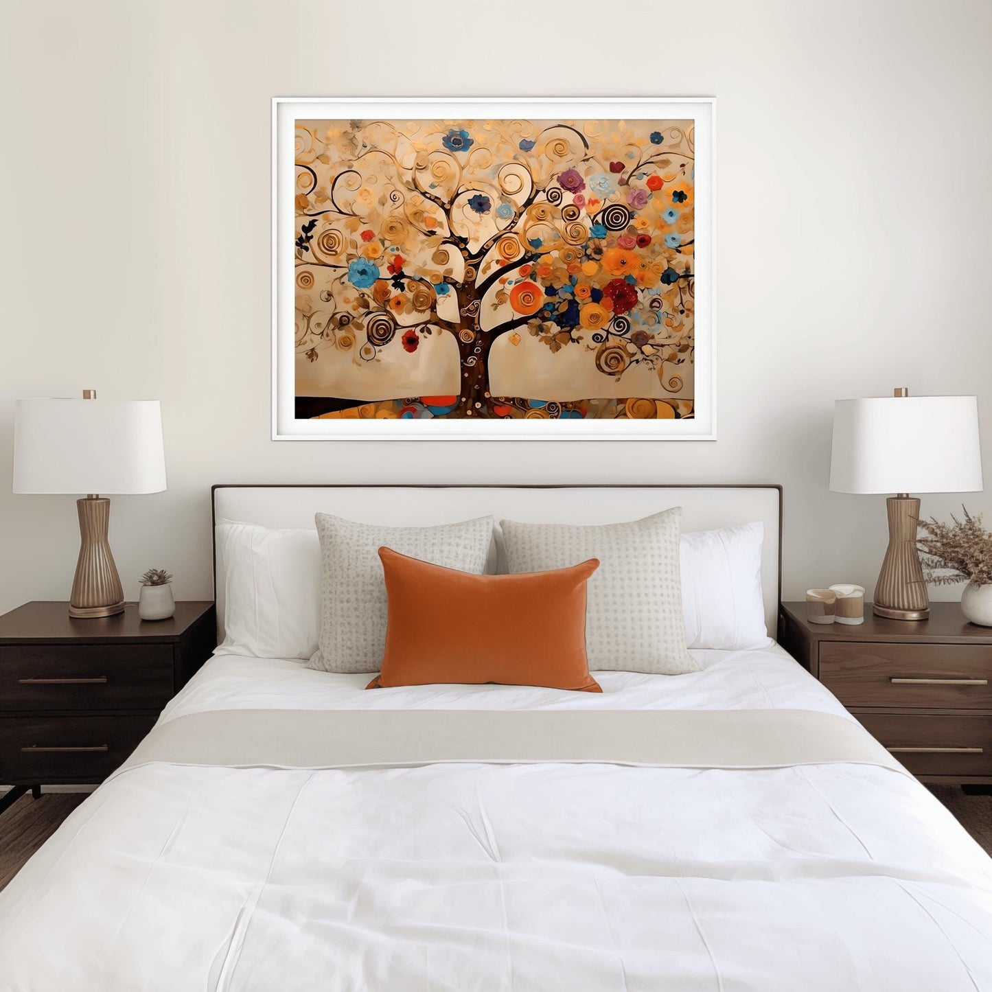 Gustav Klimt Tree Of Life Print: Museum Exhibition Art Poster