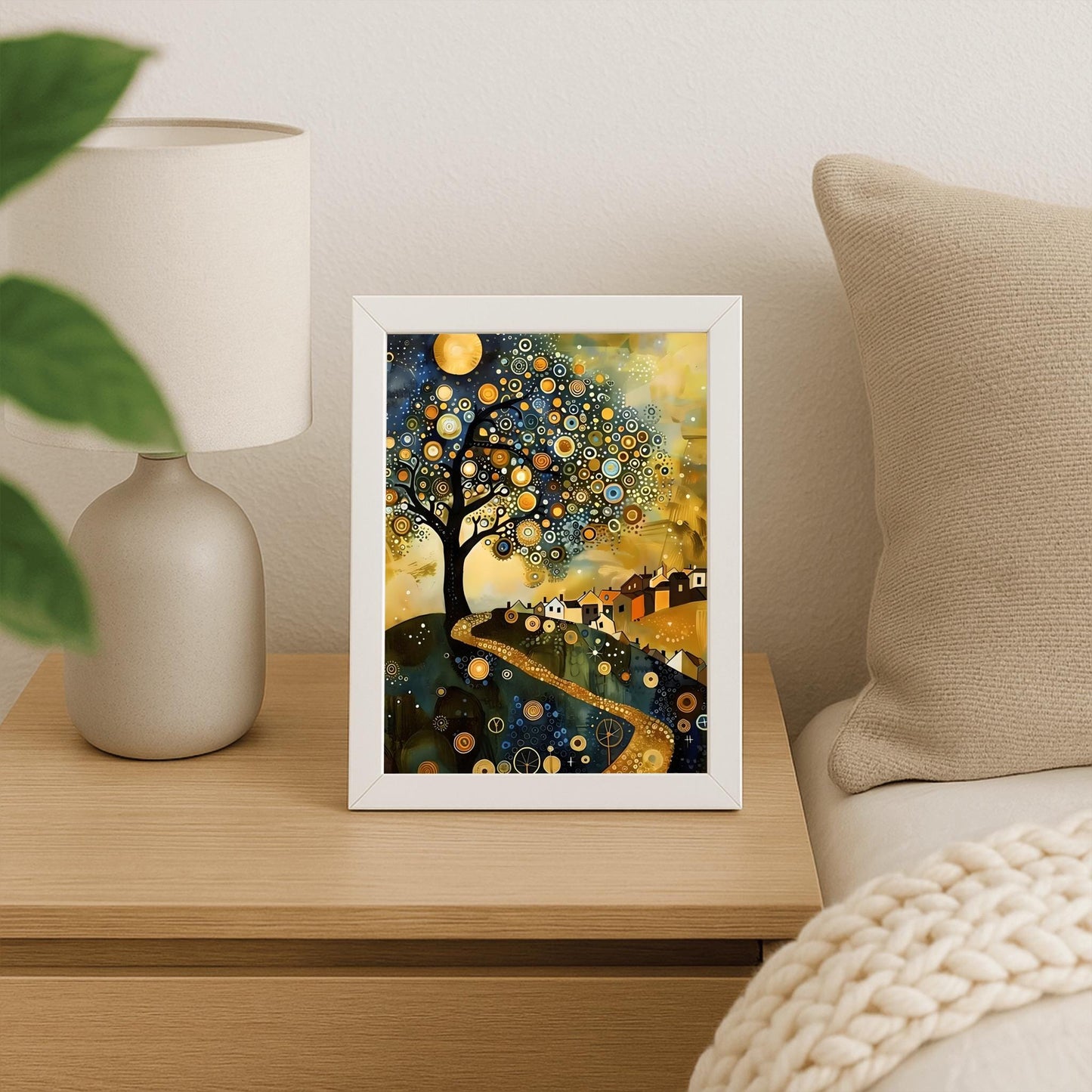 Gustav Klimt Magic Tree Print: Museum Exhibition Art Poster