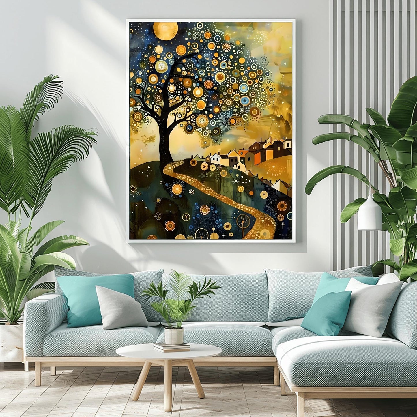 Gustav Klimt Magic Tree Print: Museum Exhibition Art Poster