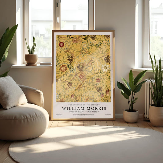 William Morris Floral Print: Vintage Arts & Crafts Wall Art