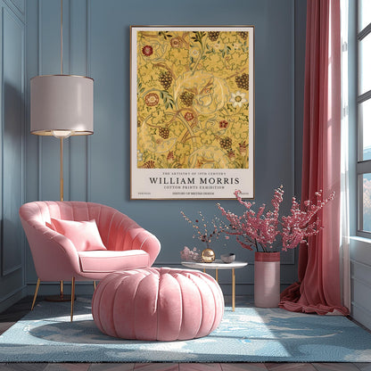 William Morris Floral Print: Vintage Arts & Crafts Wall Art