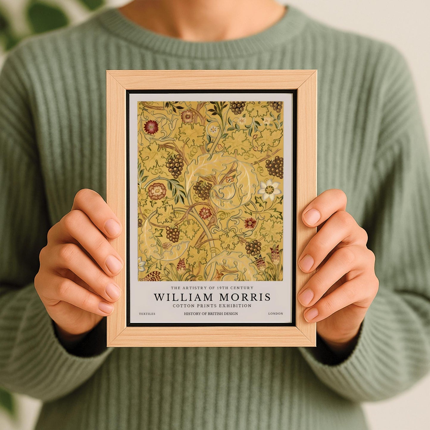 William Morris Floral Print: Vintage Arts & Crafts Wall Art