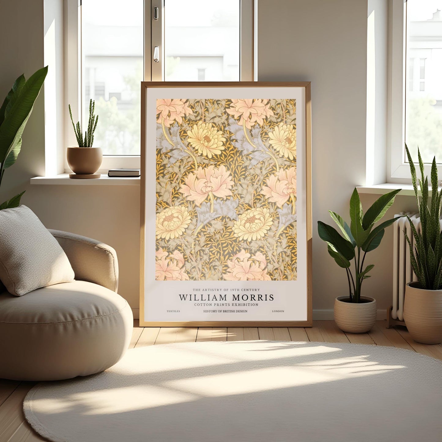William Morris Floral Print: Vintage Botanical Arts & Crafts Poster