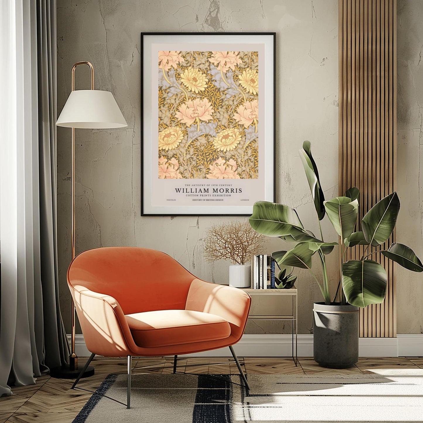William Morris Floral Print: Vintage Botanical Arts & Crafts Poster
