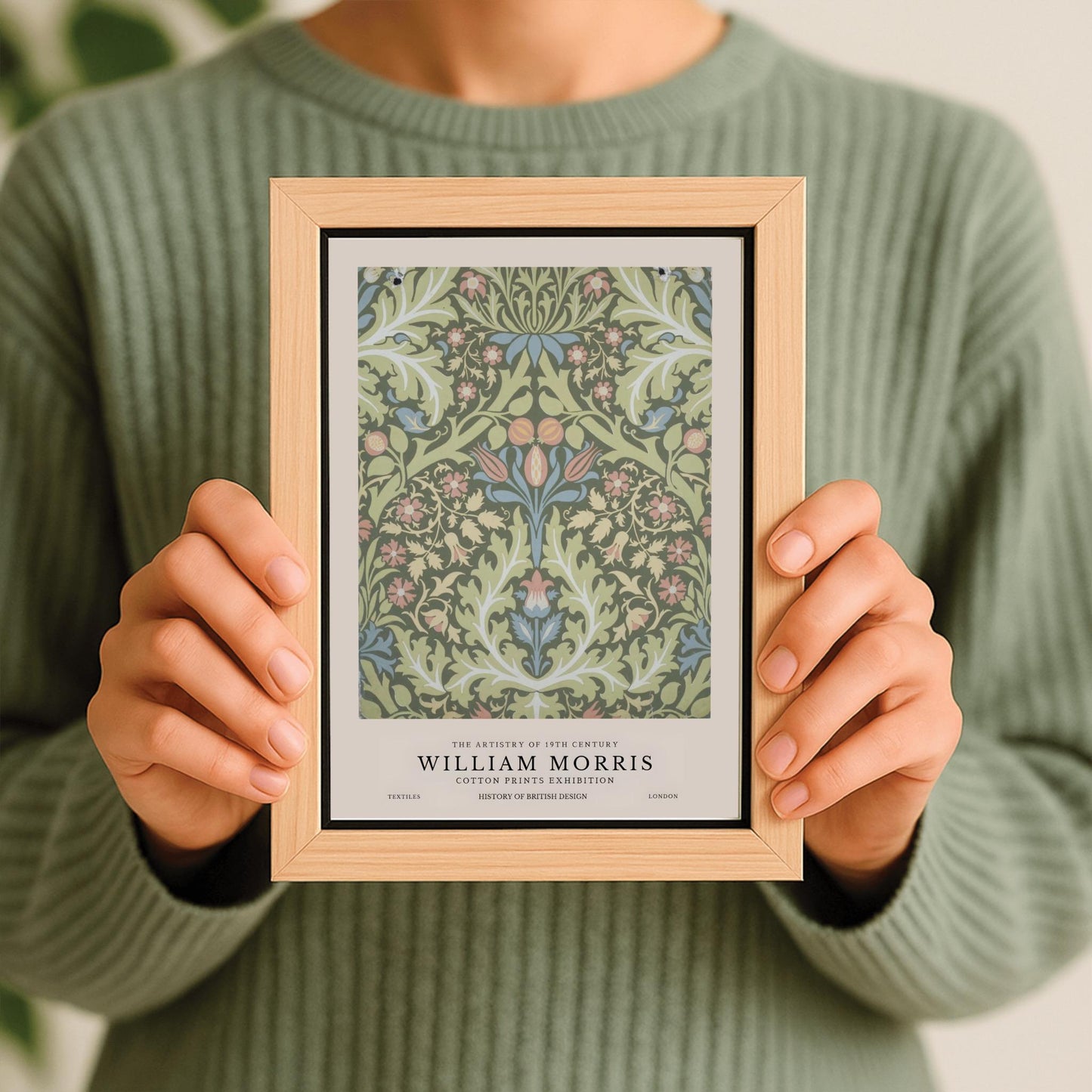 William Morris Floral Print: Vintage Arts & Crafts Botanical Poster