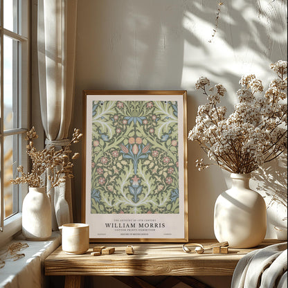 William Morris Floral Print: Vintage Arts & Crafts Botanical Poster