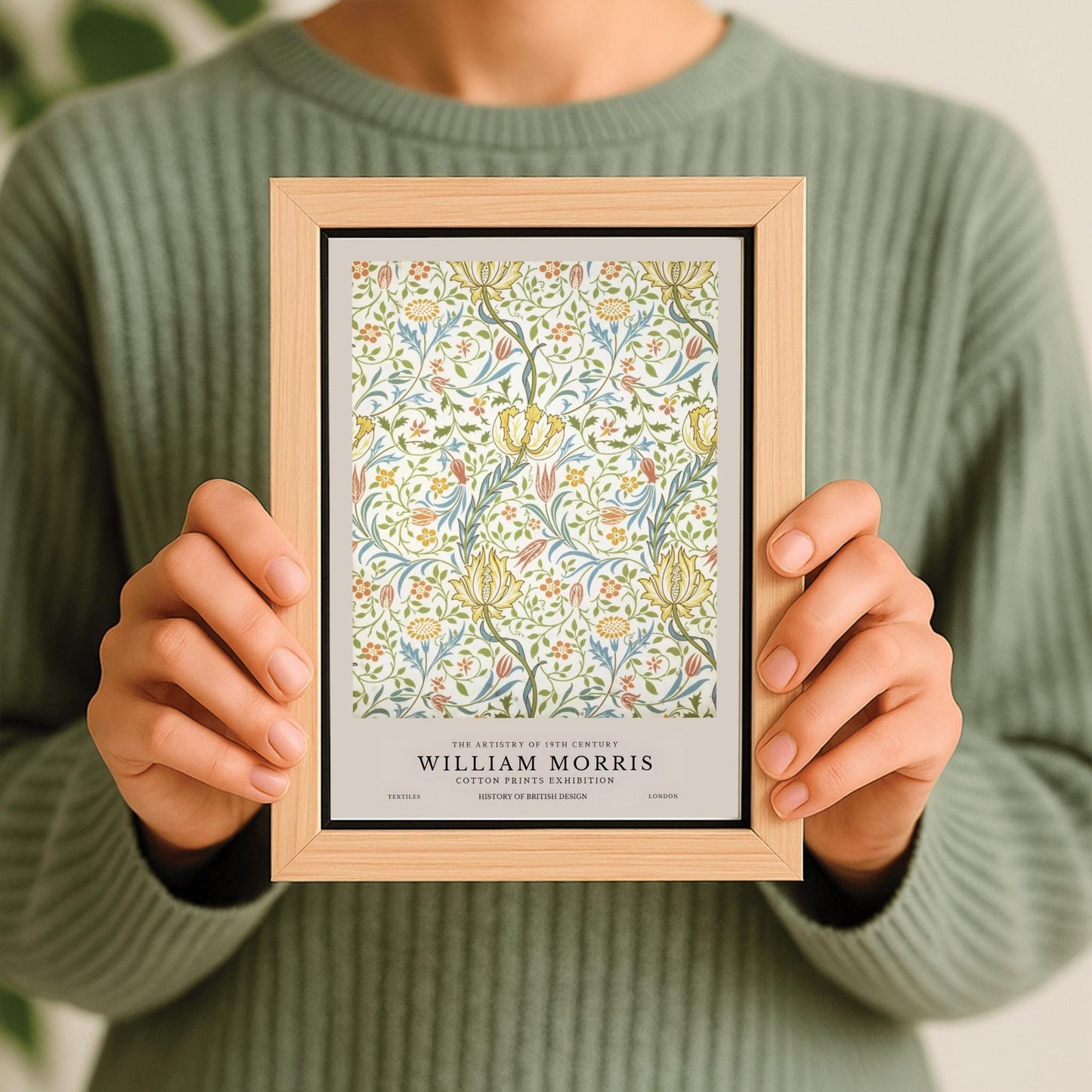 William Morris Floral Print: Vintage Arts & Crafts Botanical Poster