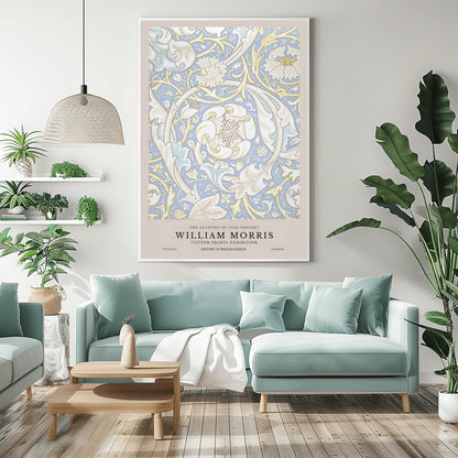 William Morris 'Corncockle' Print: Arts & Crafts Botanical Poster