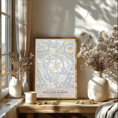 William Morris 'Corncockle' Print: Arts & Crafts Botanical Poster