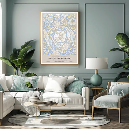 William Morris 'Corncockle' Print: Arts & Crafts Botanical Poster