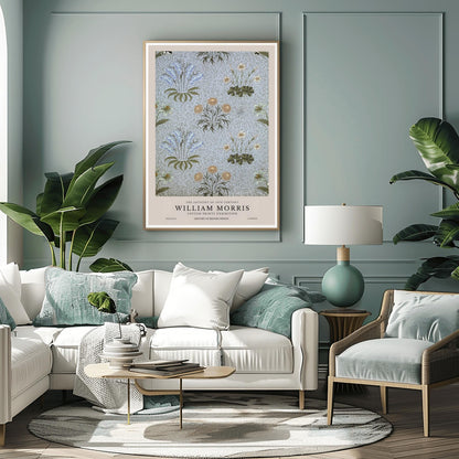 William Morris Daisy Print: Vintage Floral Botanical Art Poster
