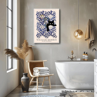 William Morris Cat Print: Arts & Crafts Exhibition Poster