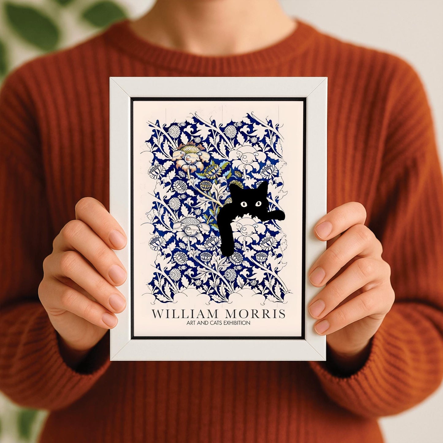 William Morris Cat Print: Arts & Crafts Exhibition Poster
