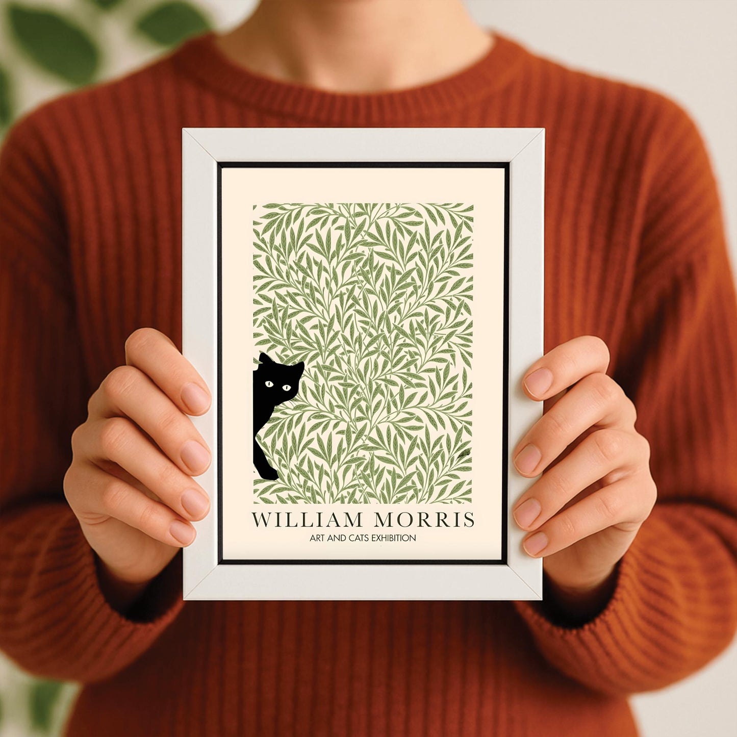 William Morris Cat Print: Arts & Crafts Exhibition Poster