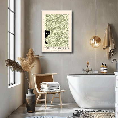 William Morris Cat Print: Arts & Crafts Exhibition Poster