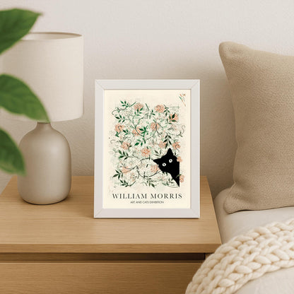 William Morris Cat Print: Arts & Crafts Exhibition Poster
