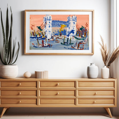 Raoul Dufy Tower Bridge Print: Vibrant London Cityscape Poster