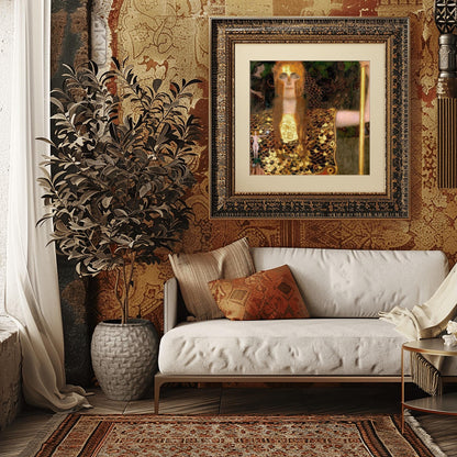 Gustav Klimt Pallas Athena Art Print: Golden Goddess, Austrian Secession