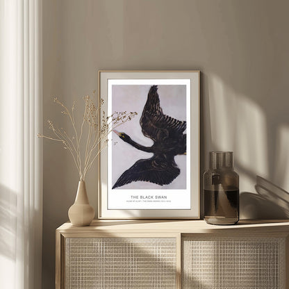 Hilma af Klint Black Swan Print: Abstract Spiritual Art Poster