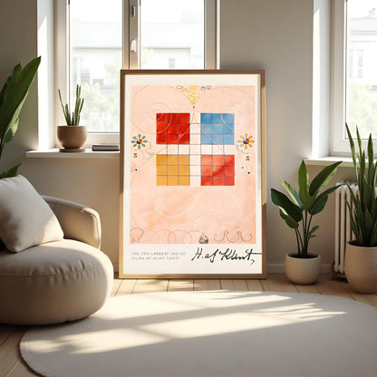 Hilma af Klint 'The Ten Largest No. 10' Print: Spiritual Abstract Art