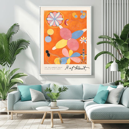 Hilma af Klint 'The Ten Largest No. 4' Print: Abstract Spiritual Flower Art