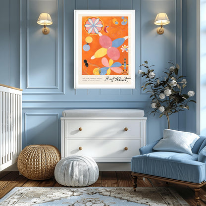 Hilma af Klint 'The Ten Largest No. 4' Print: Abstract Spiritual Flower Art