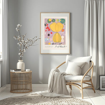 Hilma af Klint Print: The Ten Largest No. 7, Spiritual Abstract Flower Art