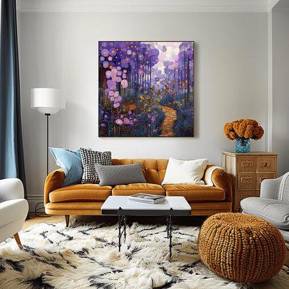Gustav Klimt Poster Butterfly Pathway Print ‚Äì Abstract Floral Wall Art (view 5)