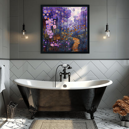 Gustav Klimt Poster Butterfly Pathway Print ‚Äì Abstract Floral Wall Art (view 7)