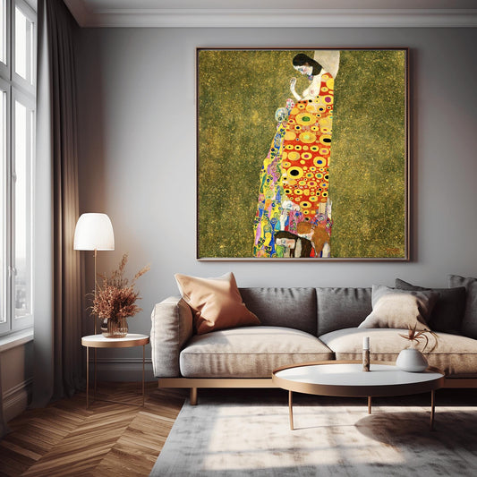 Gustav Klimt Hope II Print: Austrian Secession Symbolism Art