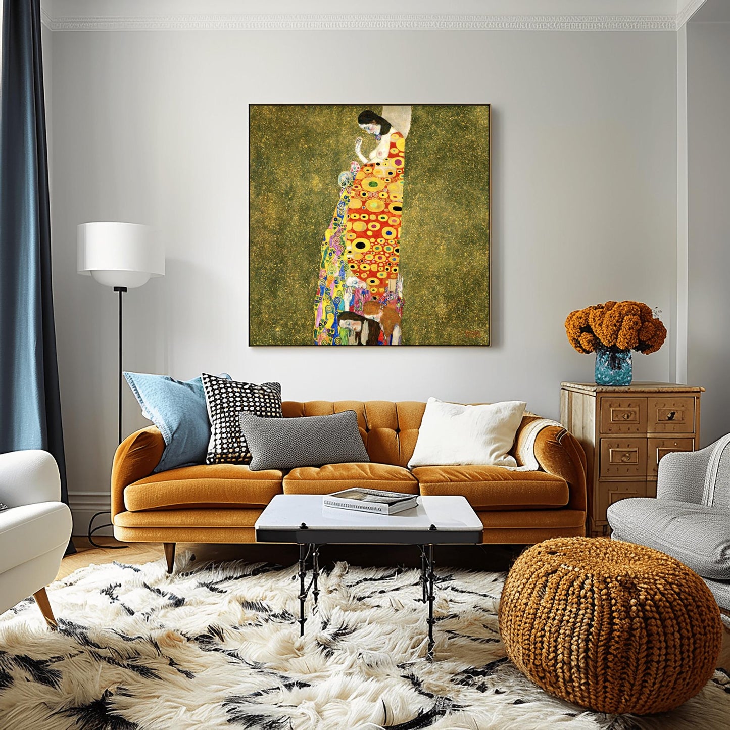 Gustav Klimt Hope II Print: Austrian Secession Symbolism Art
