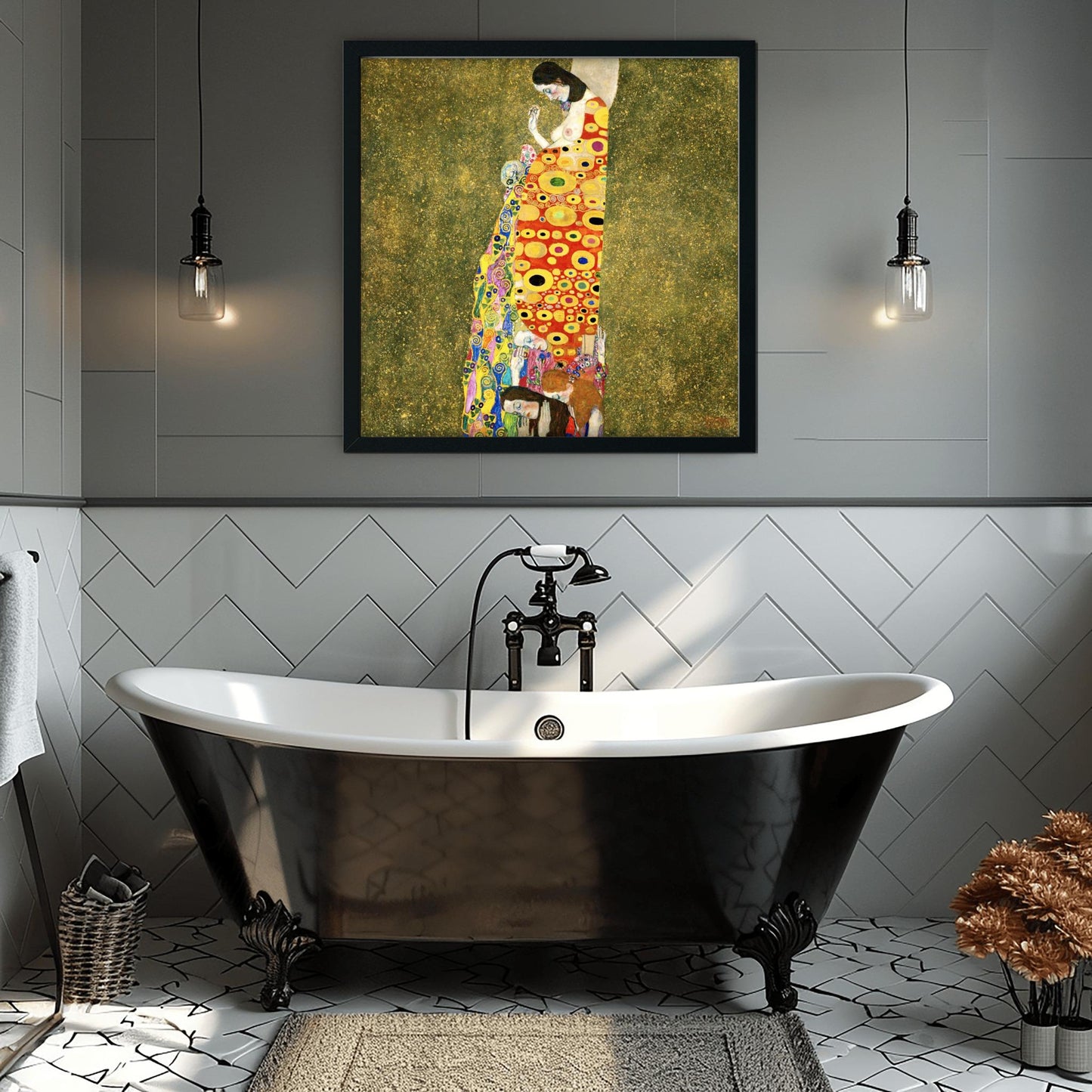 Gustav Klimt Hope II Print: Austrian Secession Symbolism Art