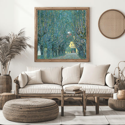 Gustav Klimt Tree Avenue Art Print: Austrian Landscape Poster