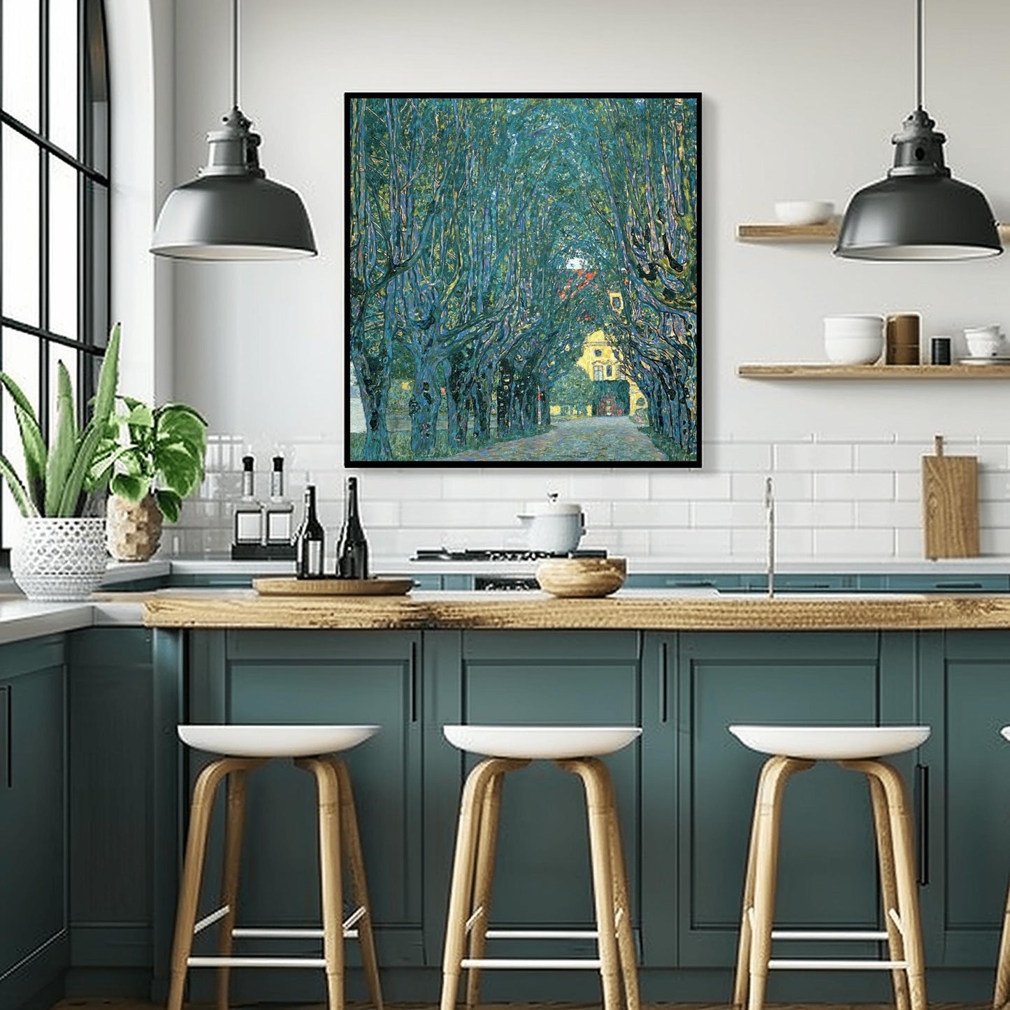Gustav Klimt Tree Avenue Art Print: Austrian Landscape Poster