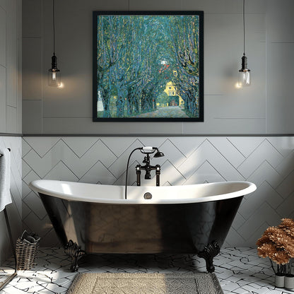 Gustav Klimt Tree Avenue Art Print: Austrian Landscape Poster
