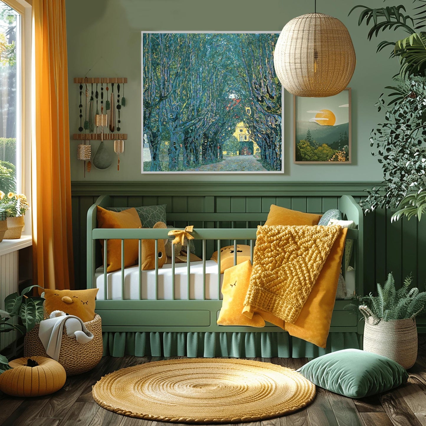 Gustav Klimt Tree Avenue Art Print: Austrian Landscape Poster