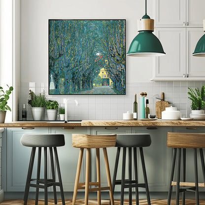 Gustav Klimt Tree Avenue Art Print: Austrian Landscape Poster