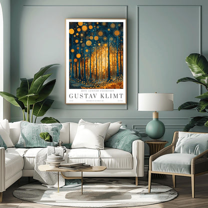 Gustav Klimt Art Nouveau Print: Gold Fine Art Museum Poster