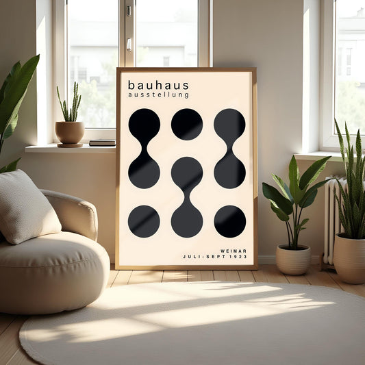 Bauhaus Exhibition Art Print: 1923 Weimar Geometric Poster