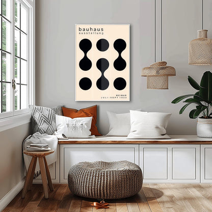 Bauhaus Exhibition Art Print: 1923 Weimar Geometric Poster