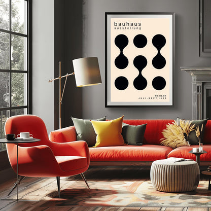 Bauhaus Exhibition Art Print: 1923 Weimar Geometric Poster