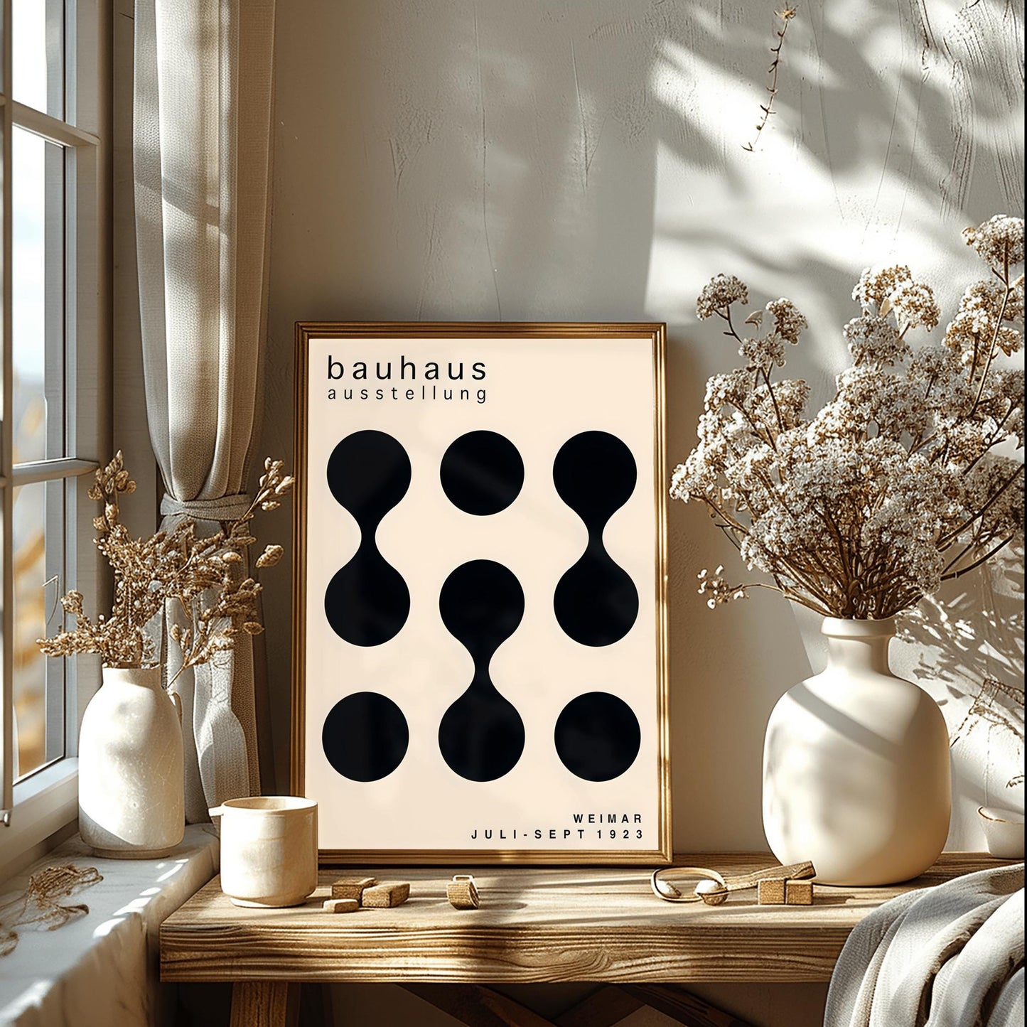 Bauhaus Exhibition Art Print: 1923 Weimar Geometric Poster
