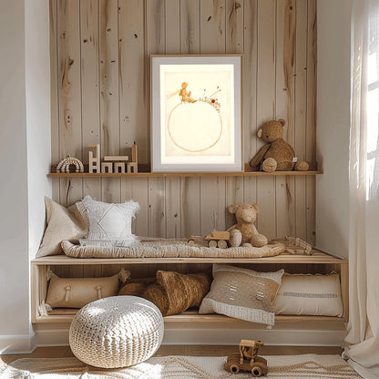 The Little Prince Poster: French Quote Nursery Wall Art