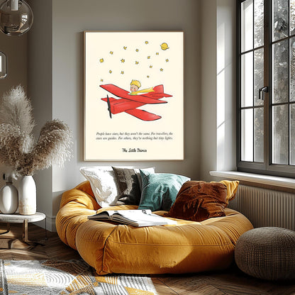 The Little Prince Quote Print: Antoine de Saint-Exupéry Nursery Wall Art