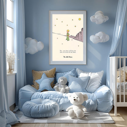 The Little Prince Poster: Classic Story Nursery Wall Art