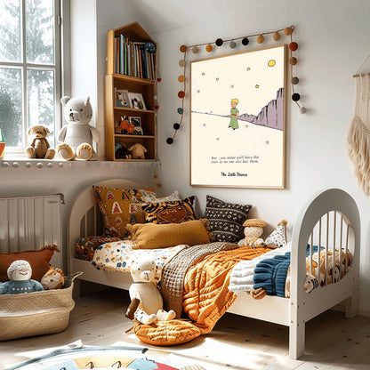 The Little Prince Poster: Classic Story Nursery Wall Art