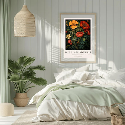 William Morris Kew Gardens Print: Vintage Floral Art Nouveau Poster