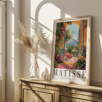 Henri Matisse Open Window Print: Mid-Century Modern Botanical Wall Art