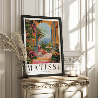 Henri Matisse Open Window Print: Mid-Century Modern Botanical Wall Art